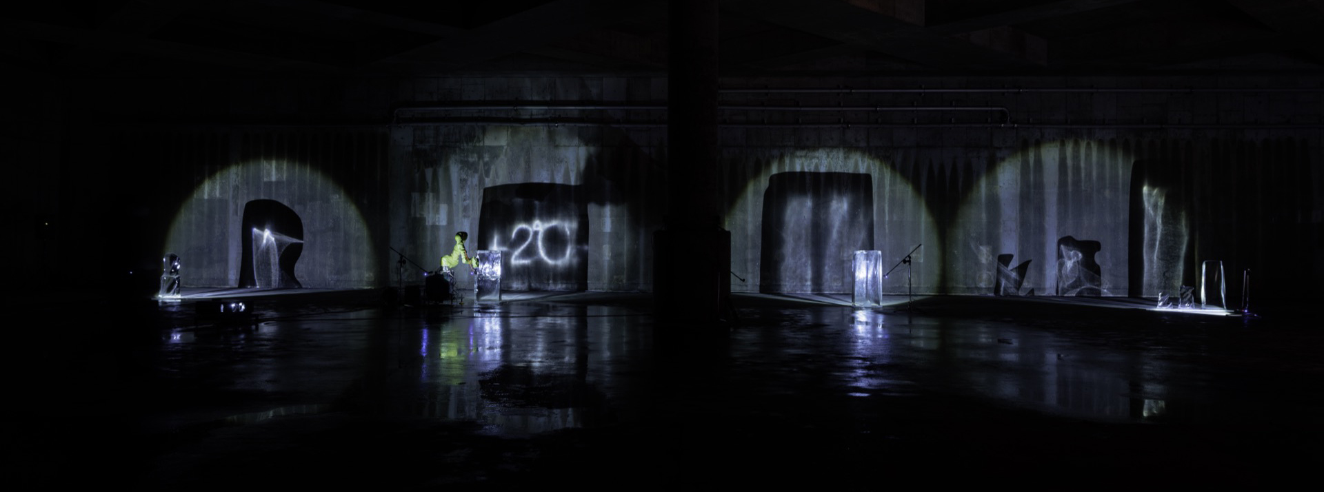 Panoramic view of the performance venue in Moerenuma Park