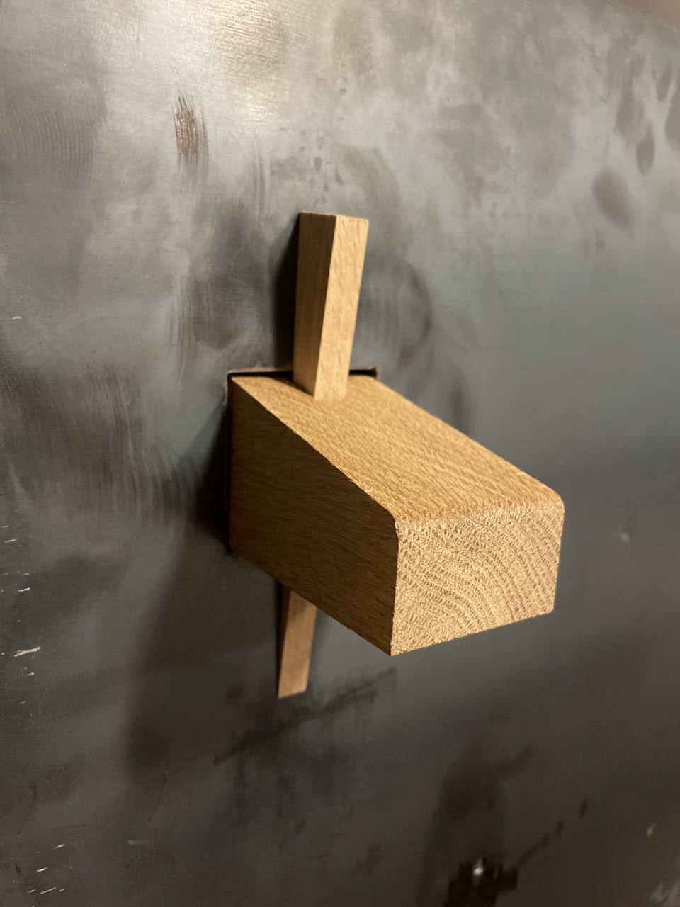 Seeds sown around the sculpture for organic transformation over time