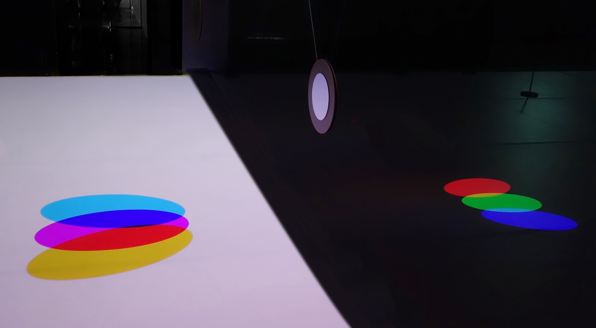 RGB CMY Kinetic mechatronic installation