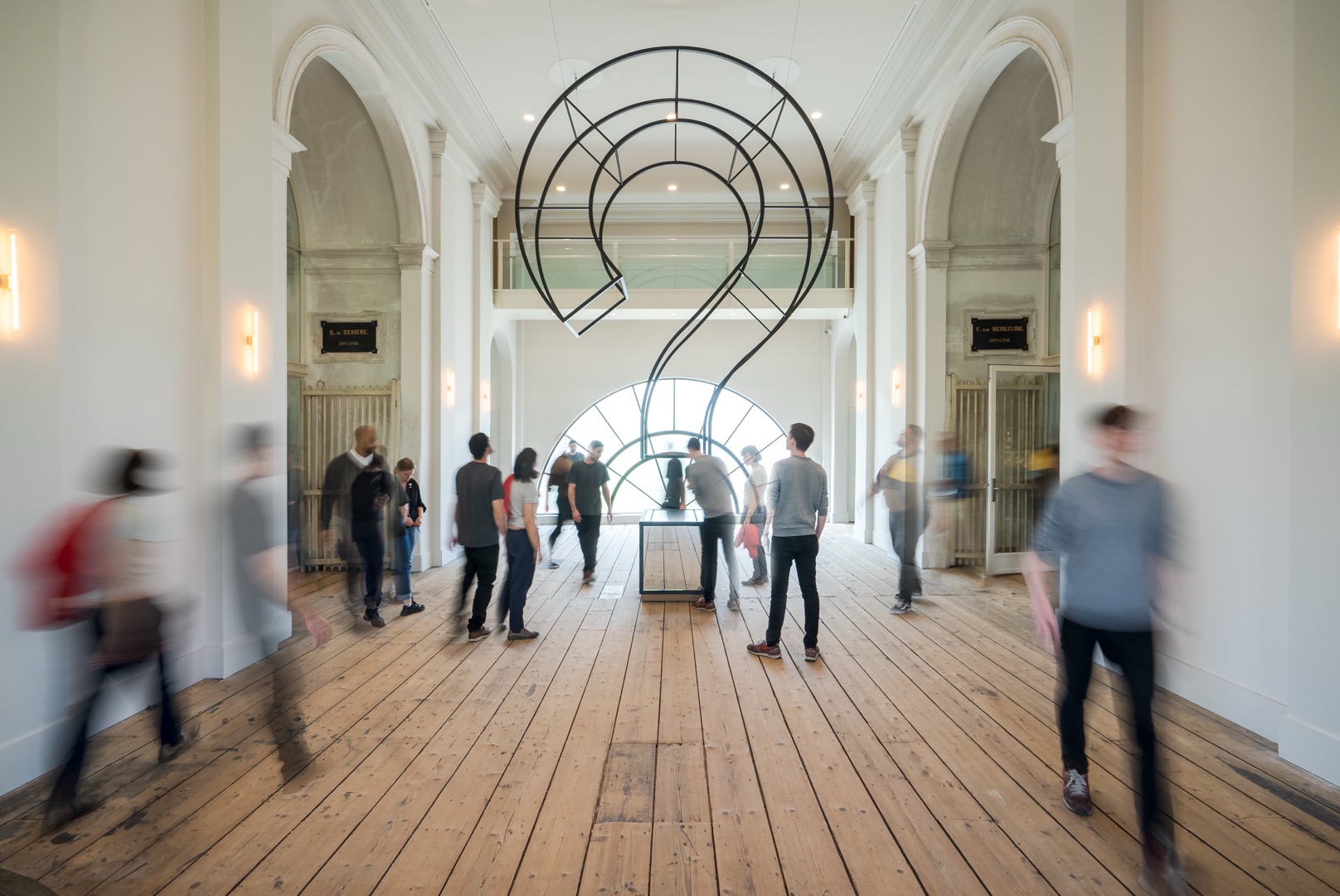 Groote Museum question mark entrance sculpture