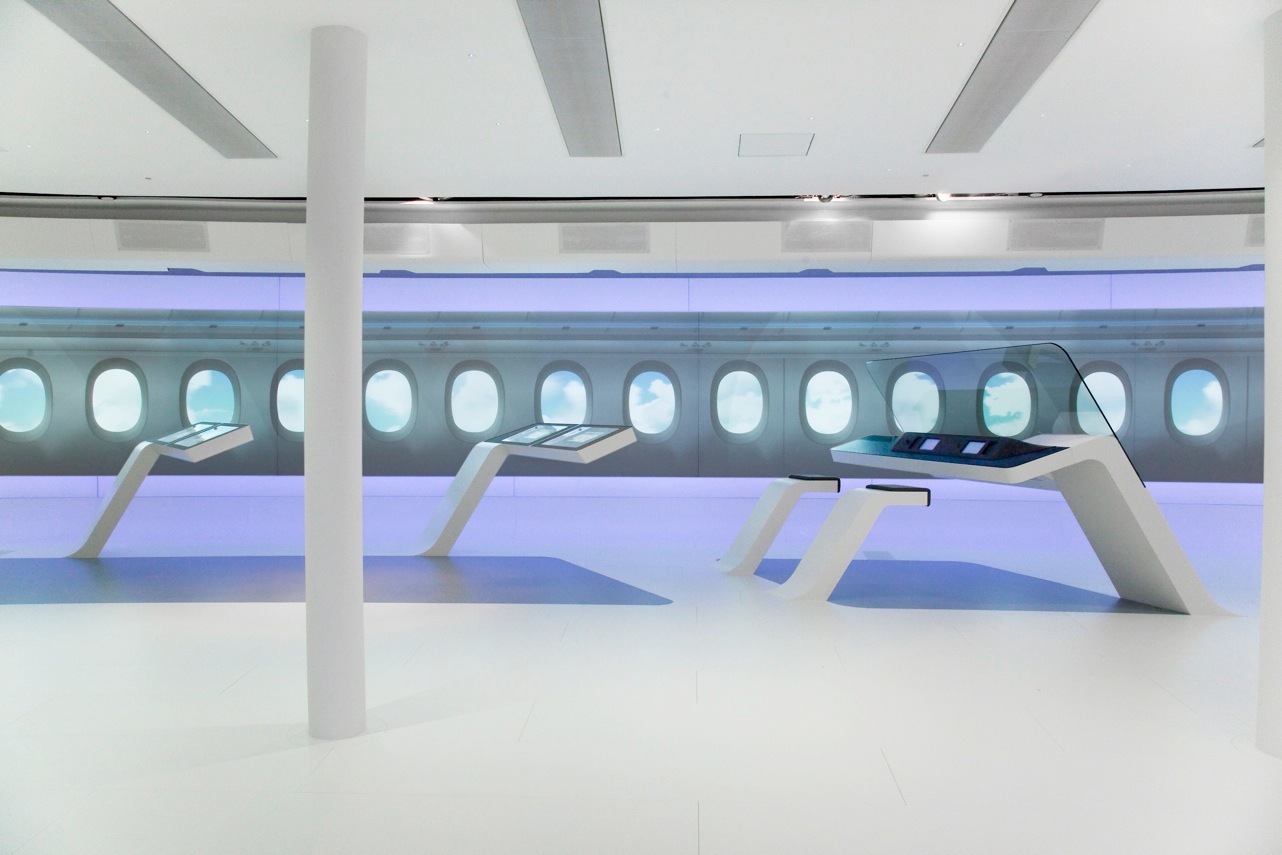 Airplane cabin future connectivity scenario