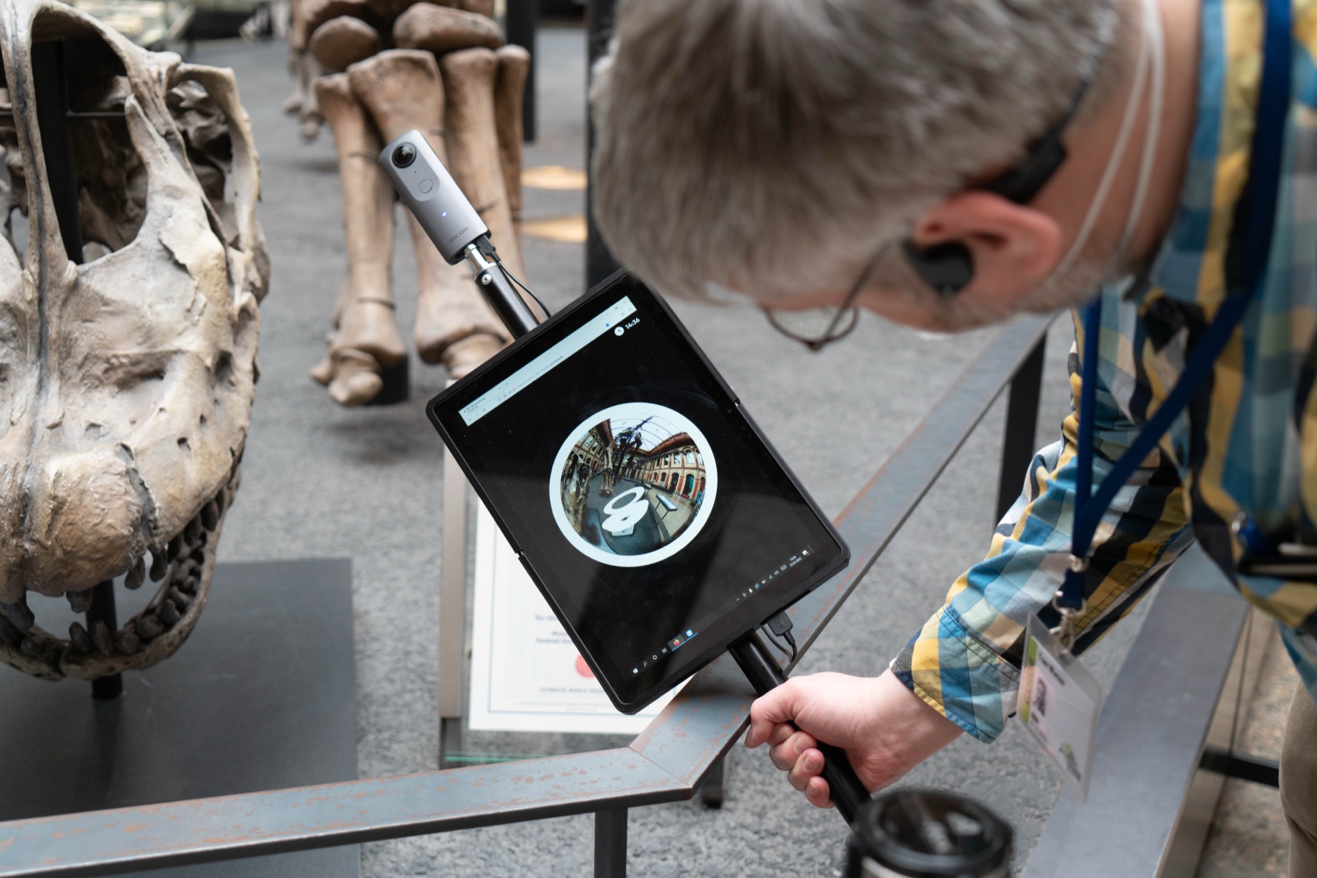 Exhibition view of the NuForm hybrid museum experience